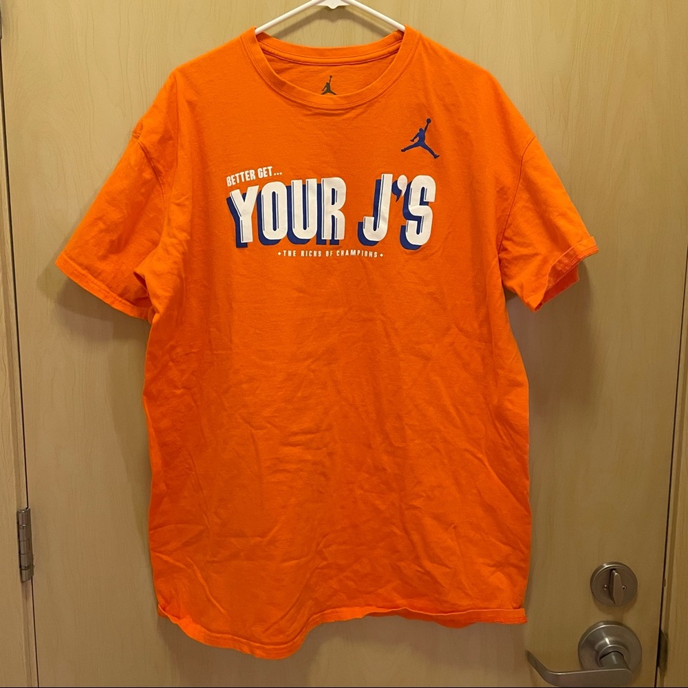 Air Jordan Wheaties T-shirt xxl orange